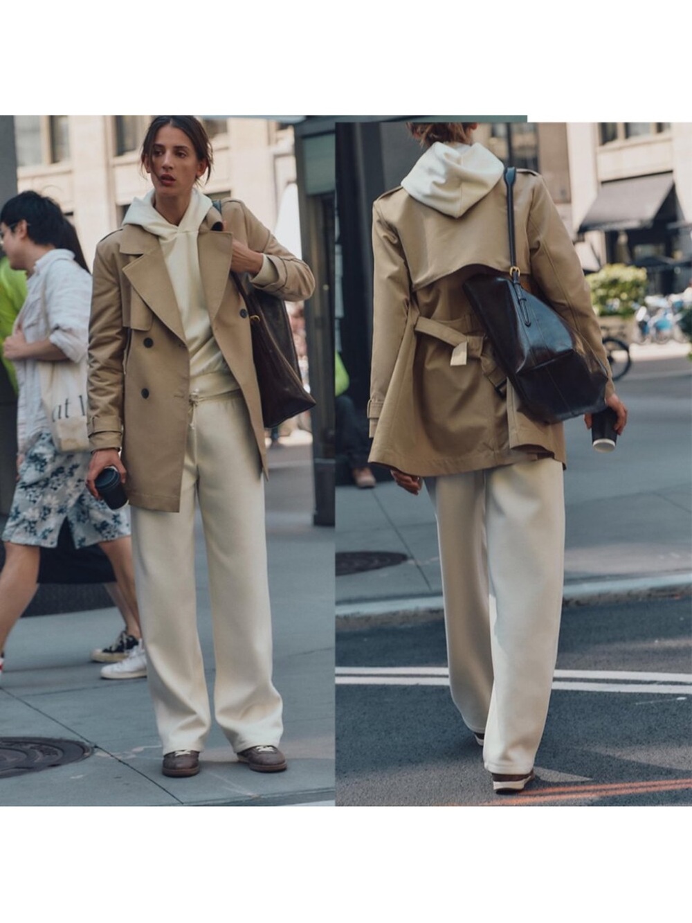 Zara Belted Double Breasted Trench 3046 XS ✨